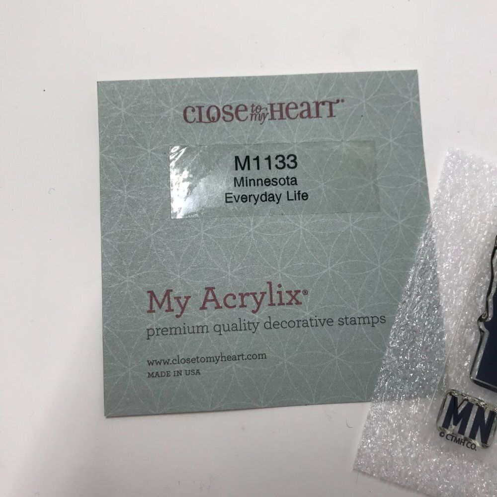 Close To My Heart CTMH Mini Stamp Set M1133 Minnesota Everyday Life NEW - Picture 4 of 9